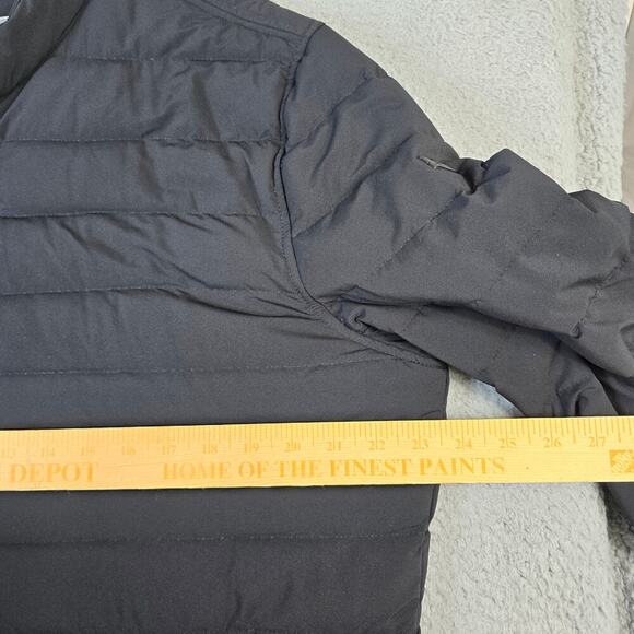 Michael Kors Puffer Down Jacket Men's Large Full Zip Pockets Winter Warm Black - Picture 7 of 10